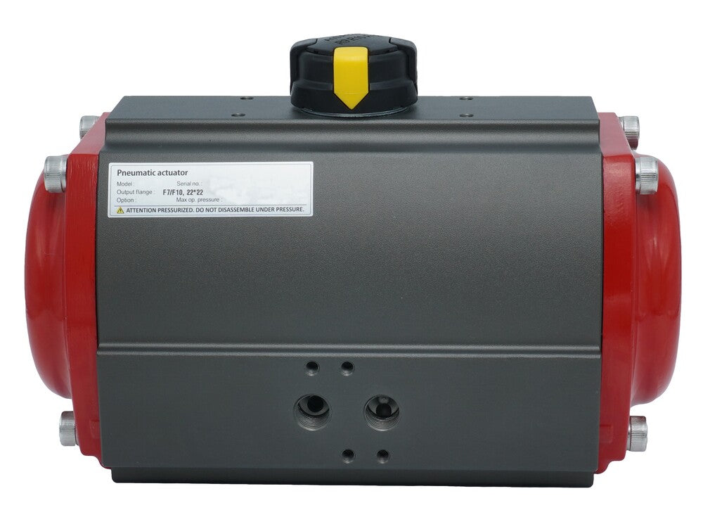 Pneumatic Actuator Rack & Pinion Double Acting 236.5Nm @ 6bar F07/F10 NPT Threads - PR08D-N