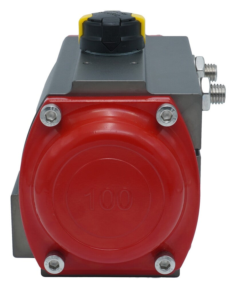 Pneumatic Actuator Rack & Pinion Double Acting 236.5Nm @ 6bar F07/F10 Epoxy Coating - PR08D-C