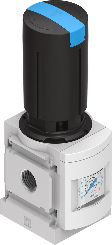 Festo Compressed Air Pressure Regulator G1/4'' 0.3-4bar 2400l/min - 529995