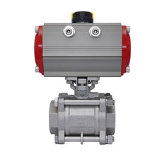 Pneumatic Ball Valve G2'' Stainless Steel Spring Closing