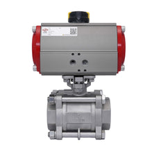 Pneumatic Ball Valve G3'' Stainless Steel Double Acting
