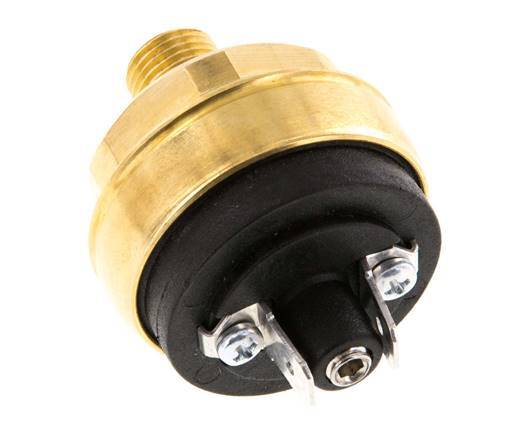 0.2 bis 2bar NO Druckschalter aus Messing M10 42VAC/DC Flachstecker