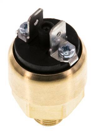 0.3 bis 2bar NC Druckschalter aus Messing G1/8'' 42VAC/DC Flachstecker