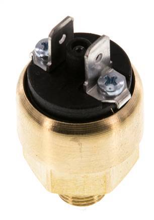 0.3 bis 2bar NC Druckschalter aus Messing G1/8'' 42VAC/DC Flachstecker