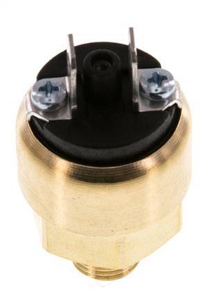 0.3 bis 2bar NC Druckschalter aus Messing G1/8'' 42VAC/DC Flachstecker