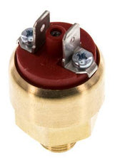 1 bis 10bar NO Druckschalter aus Messing G1/8'' 42VAC/DC Flachstecker