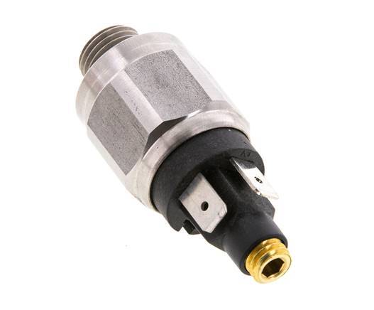 0.5 bis 2bar NC Druckschalter aus Edelstahl G1/4'' 42VAC Flachstecker
