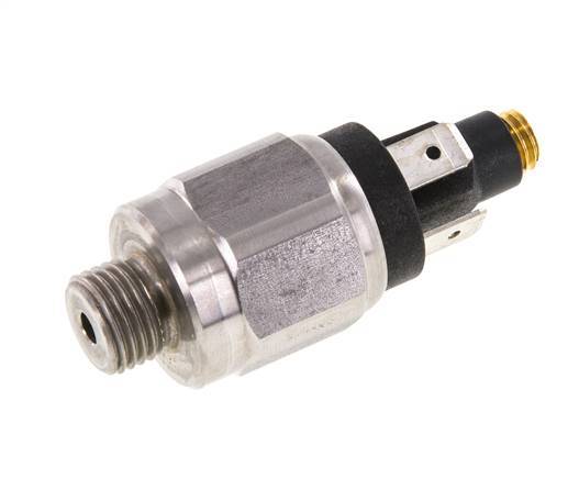 0.5 bis 2bar NO Druckschalter aus Edelstahl G1/4'' 42VAC Flachstecker