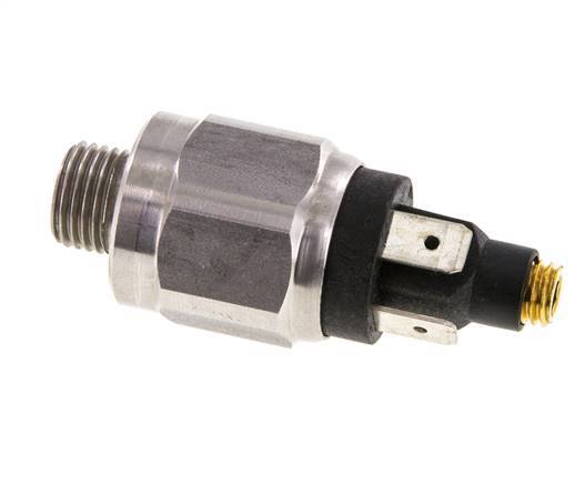 0.5 bis 2bar NO Druckschalter aus Edelstahl G1/4'' 42VAC Flachstecker