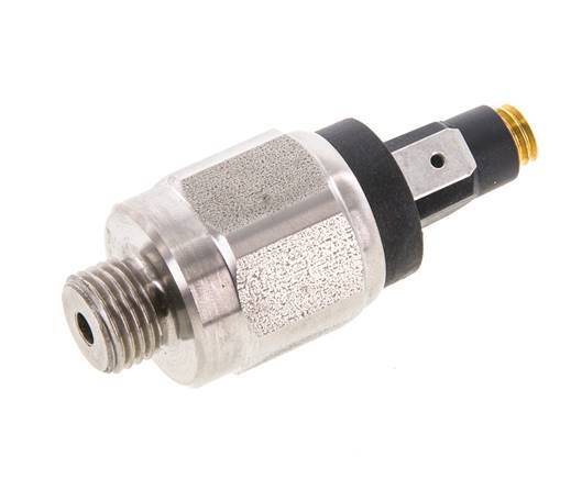1 bis 10bar NO Druckschalter aus Edelstahl G1/4'' 42VAC Flachstecker