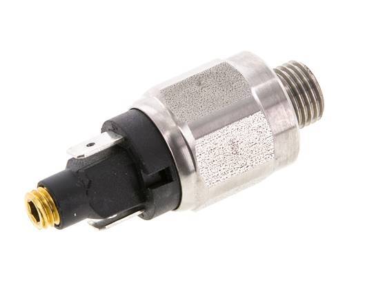1 bis 10bar NO Druckschalter aus Edelstahl G1/4'' 42VAC Flachstecker