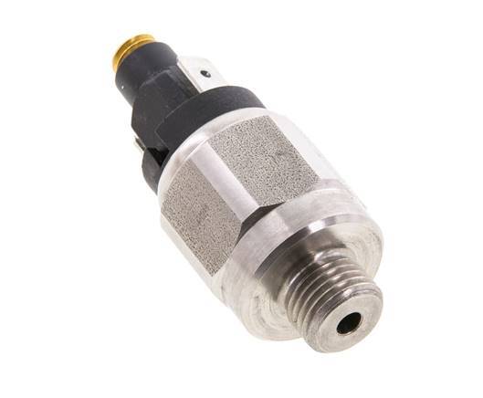 1 bis 10bar NO Druckschalter aus Edelstahl G1/4'' 42VAC Flachstecker