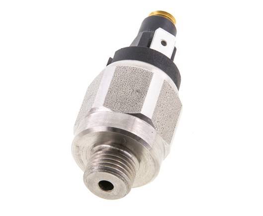 1 bis 10bar NO Druckschalter aus Edelstahl G1/4'' 42VAC Flachstecker