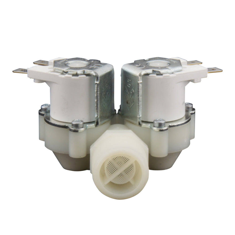 Magnetventil RPE doppelt 3/4''x10mm Nylon NBR 180° 0,2-10bar 230VAC