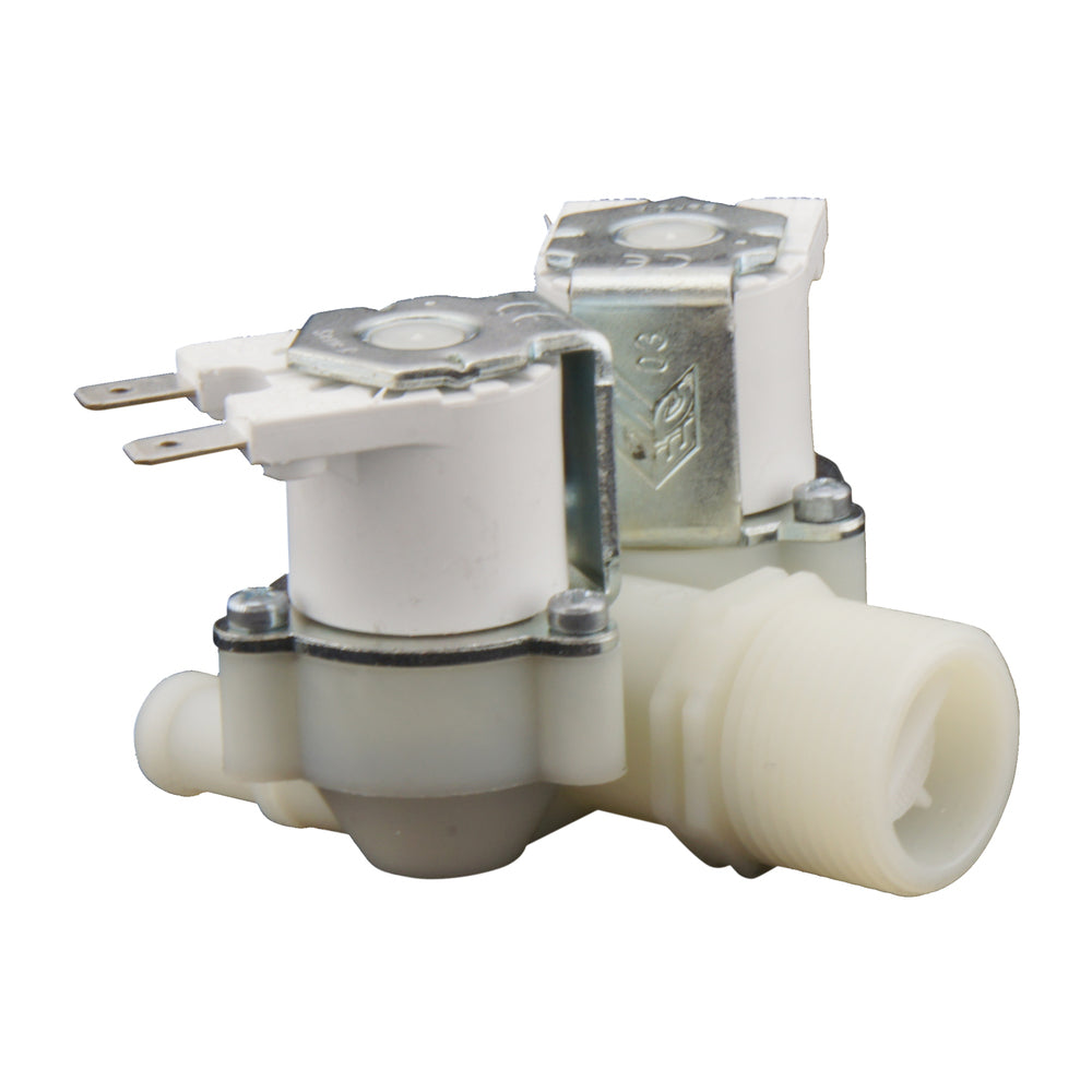 Magnetventil RPE doppelt 3/4''x10mm Nylon NBR 180° 0,2-10bar 24V AC