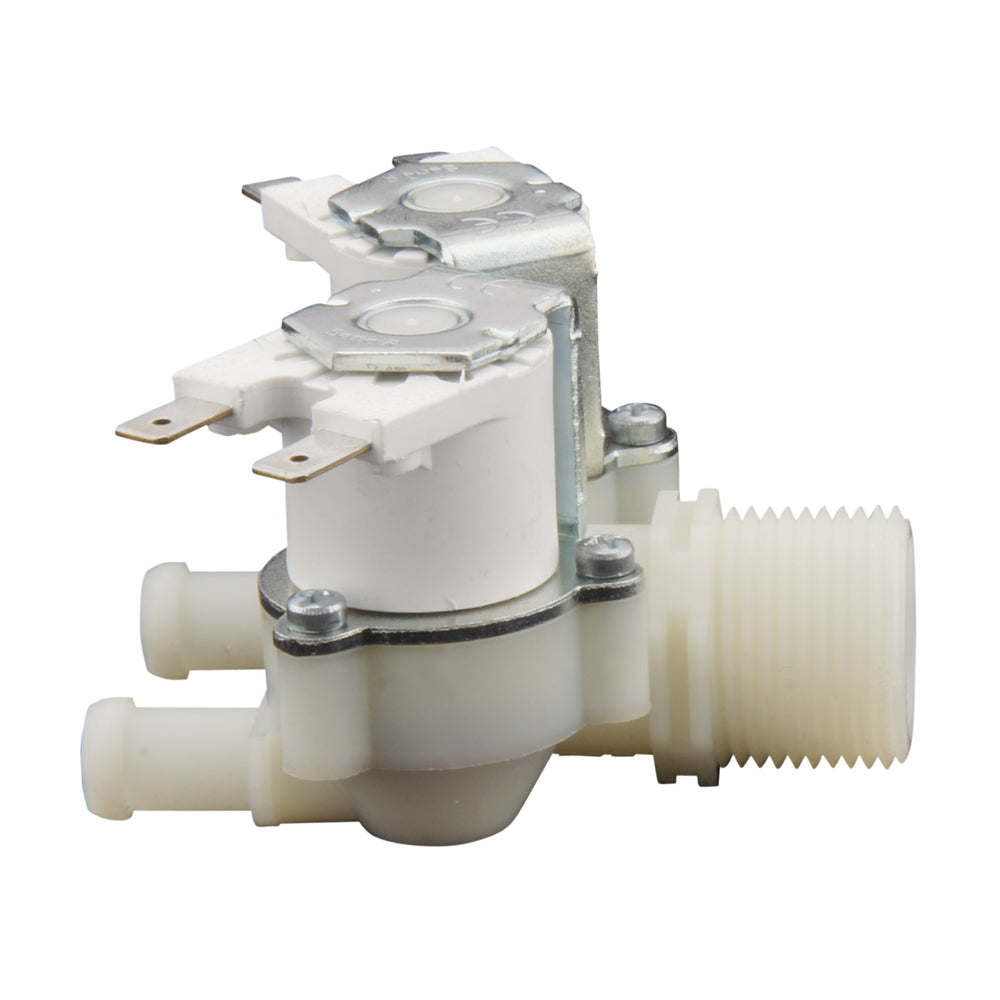 Magnetventil RPE doppelt 3/4''x10mm Nylon NBR 180° 0,2-10bar 24V AC