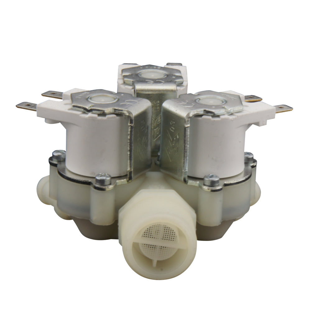 Magnetventil RPE dreifach 3/4''x10mm Nylon NBR 180° 0,2-10bar 24V AC