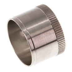 28x25mm Edelstahl-Verstärkungsring mit Rändel