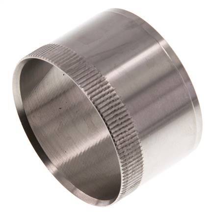 42x38mm Edelstahl-Verstärkungsring mit Rändel