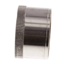 42x38mm Edelstahl-Verstärkungsring mit Rändel