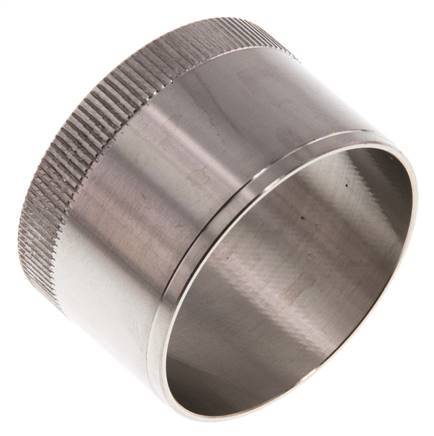 42x38mm Edelstahl-Verstärkungsring mit Rändel