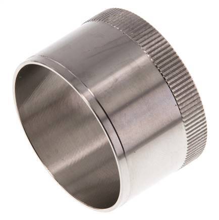 42x38mm Edelstahl-Verstärkungsring mit Rändel