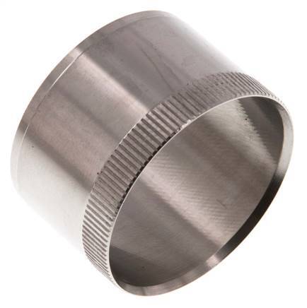 42x38mm Edelstahl-Verstärkungsring mit Rändel