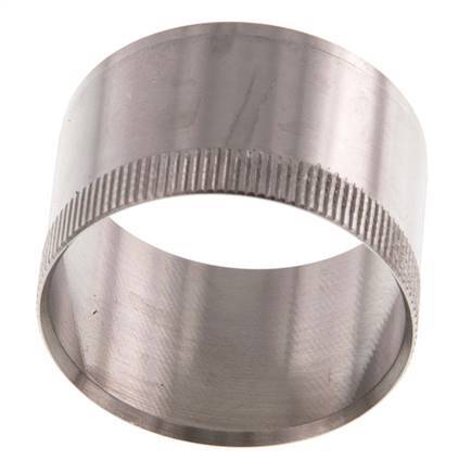 42x38mm Edelstahl-Verstärkungsring mit Rändel