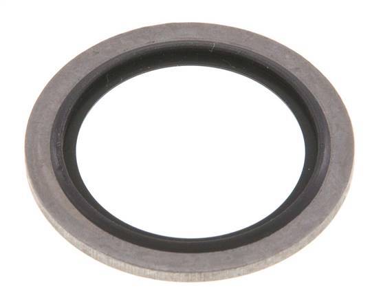 G 3/4" Edelstahl/FKM Hydraulisch gebundene Dichtung 27,1x34,9x2,5 mm