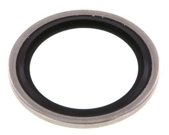 G 1" Edelstahl/FKM Hydraulisch gebundene Dichtung 33,9x42,8x2,5 mm