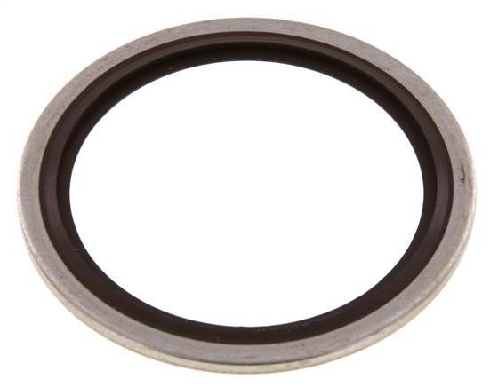 G 1-1/2" Edelstahl/FKM Hydraulisch gebundene Dichtung 48,4x58,6x2,5 mm
