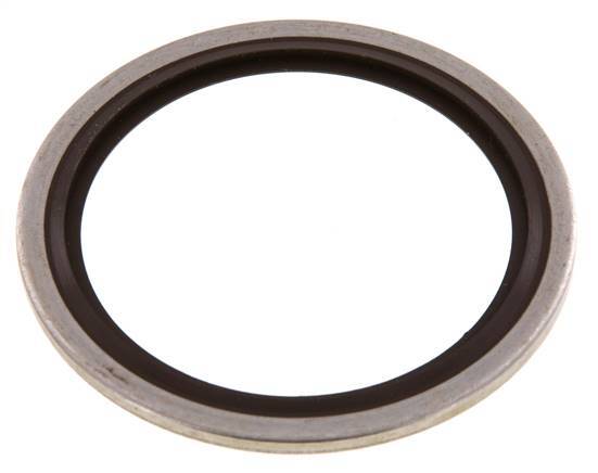 G 1-1/2" Edelstahl/FKM Hydraulisch gebundene Dichtung 48,4x58,6x2,5 mm