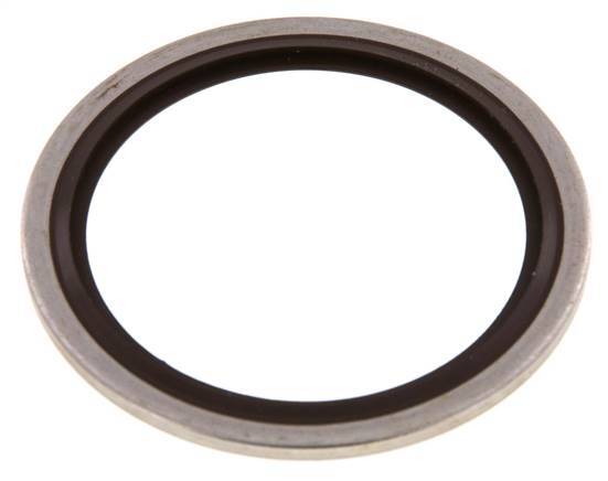 G 1-1/2" Edelstahl/FKM Hydraulisch gebundene Dichtung 48,4x58,6x2,5 mm