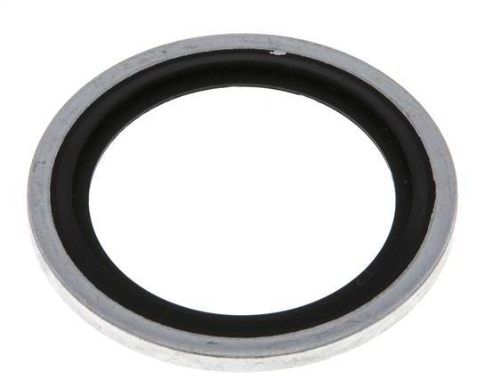 G 1" Steel/FKM Hydraulic Bonded Seal 33.9x42.8x2.5 mm