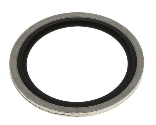 G 1-1/4" Stahl/FKM Hydraulisch gebundene Dichtung 42,9x52,4x2,5 mm