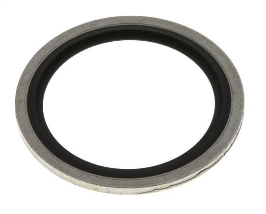G 1-1/4" Stahl/FKM Hydraulisch gebundene Dichtung 42,9x52,4x2,5 mm