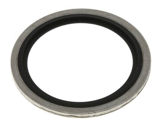 G 1-1/4" Stahl/FKM Hydraulisch gebundene Dichtung 42,9x52,4x2,5 mm