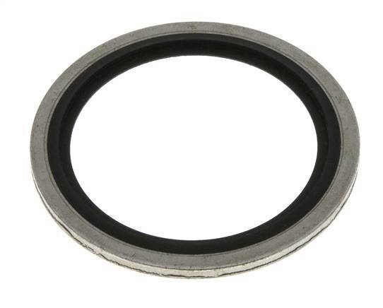 G 1-1/4" Stahl/FKM Hydraulisch gebundene Dichtung 42,9x52,4x2,5 mm