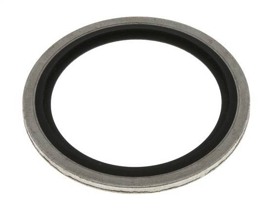 G 1-1/4" Stahl/FKM Hydraulisch gebundene Dichtung 42,9x52,4x2,5 mm