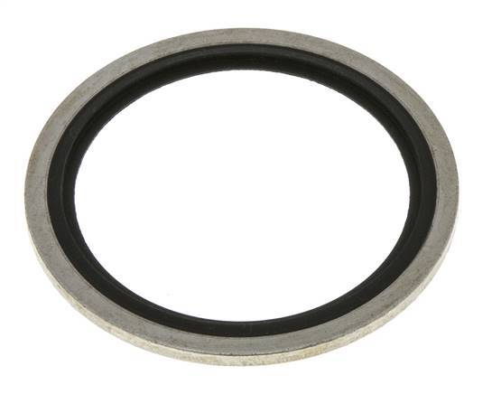 G 1-1/2" Stahl/FKM Hydraulisch gebundene Dichtung 48,4x58,6x2,5 mm