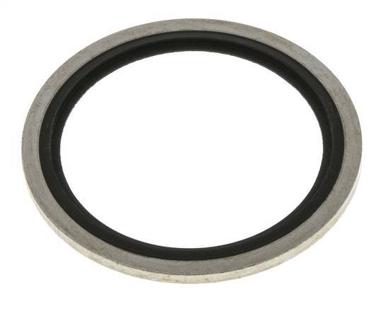 G 1-1/2" Stahl/FKM Hydraulisch gebundene Dichtung 48,4x58,6x2,5 mm