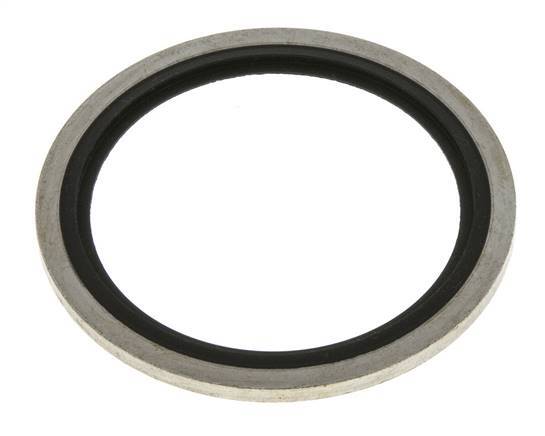 G 1-1/2" Stahl/FKM Hydraulisch gebundene Dichtung 48,4x58,6x2,5 mm