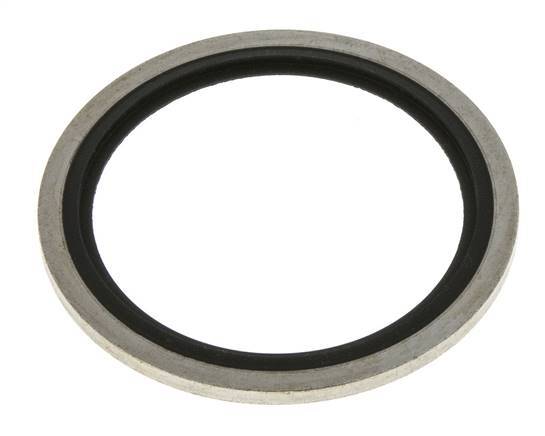 G 1-1/2" Stahl/FKM Hydraulisch gebundene Dichtung 48,4x58,6x2,5 mm