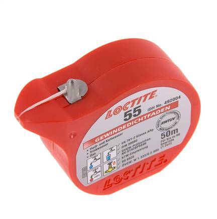 Gewindedichtung Faser Loctite Polyamide 50m