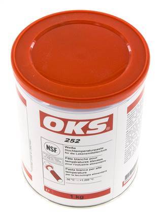 Weiße Hochtemperaturpaste für die lebensmittelverarbeitende Industrie 1kg OKS 252