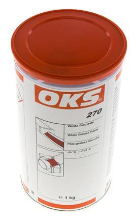 Weiße Schmierfettpaste 1kg OKS 270
