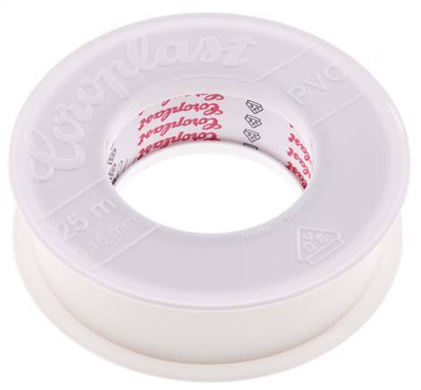 Elektrisches Isolierband VDE-geprüft 25mm/25m Weiß