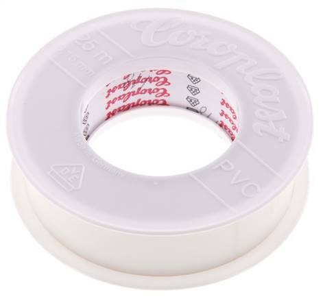 Elektrisches Isolierband VDE-geprüft 25mm/25m Weiß