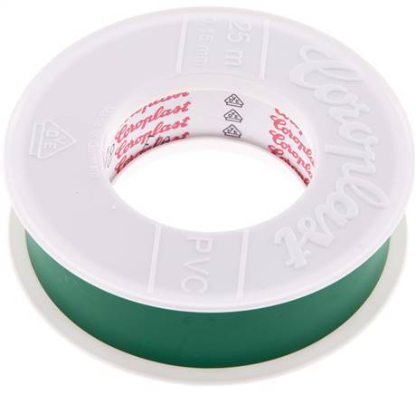 Elektrisches Isolierband VDE-geprüft 25mm/25m Grün