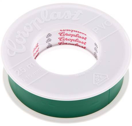 Elektrisches Isolierband VDE-geprüft 25mm/25m Grün